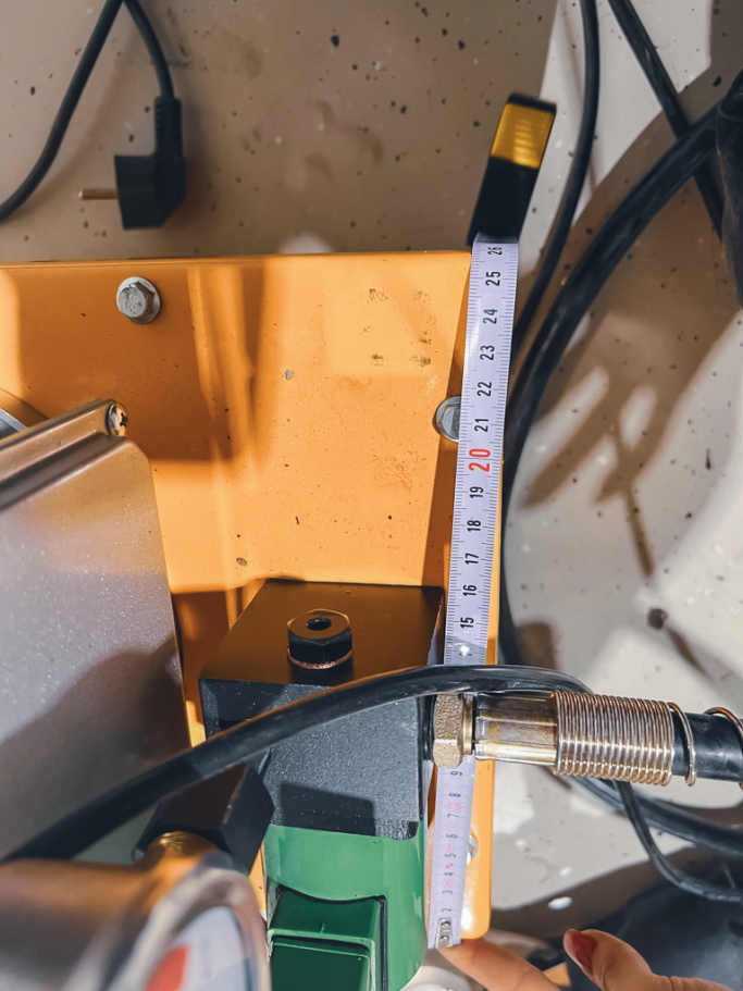 Massiver Schneidkopf Schneidkopf der hydraulischen Kabelschere im Detail